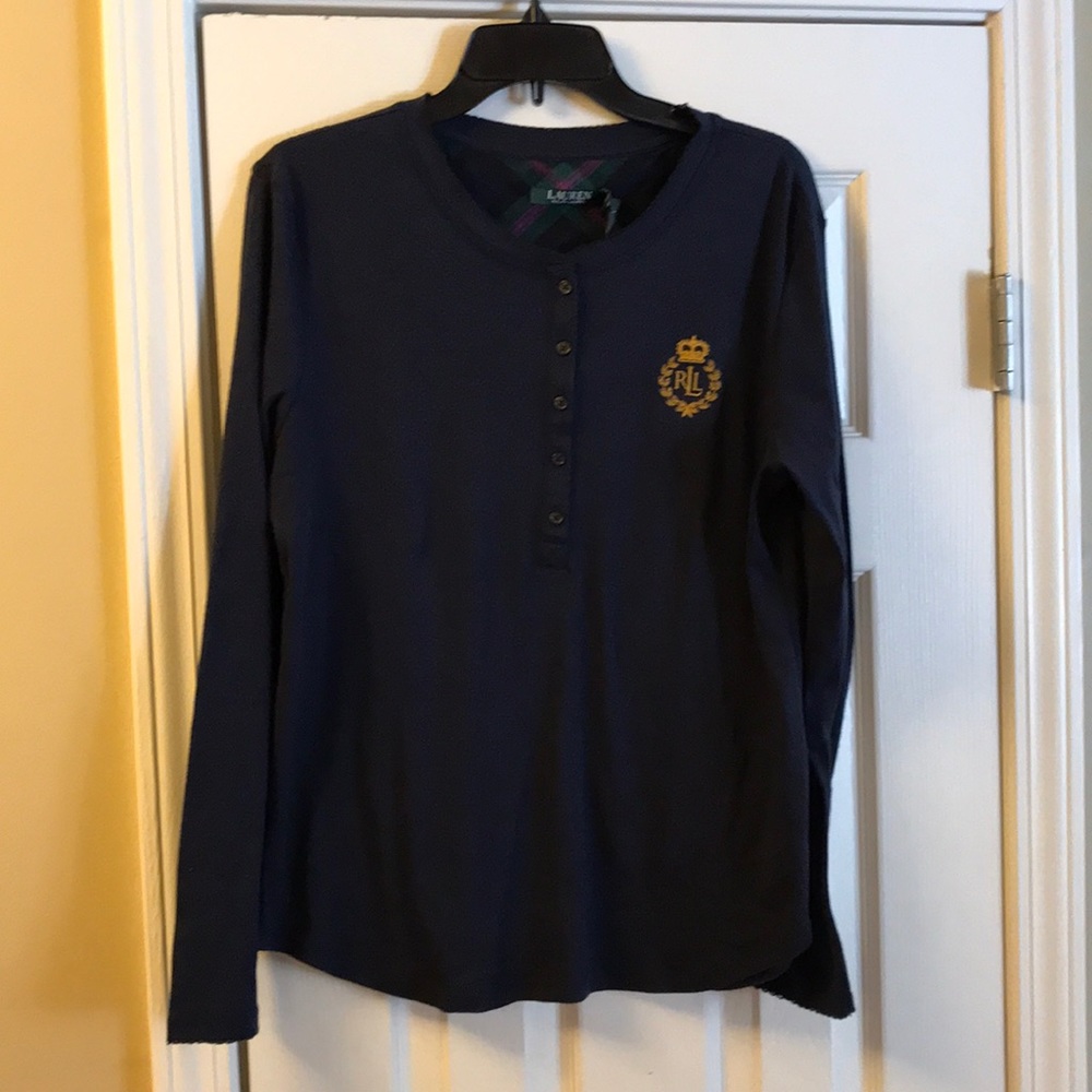 Ralph Lauren Sleepwear Top - Picture 1 of 3